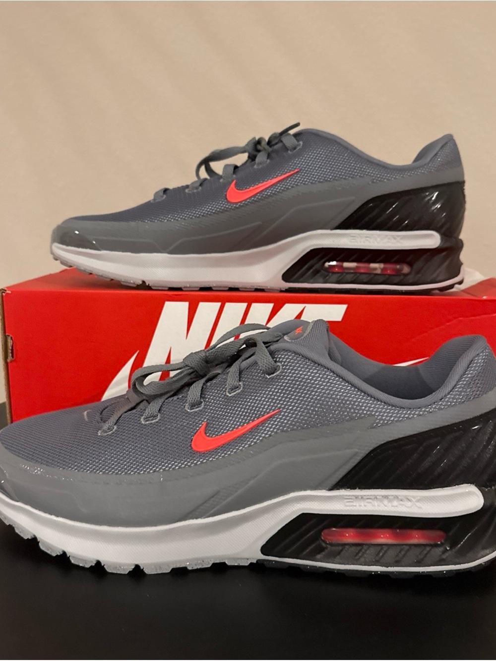 Nike Air Max Bia Sneakers Smoke Grey/Bright Crimson